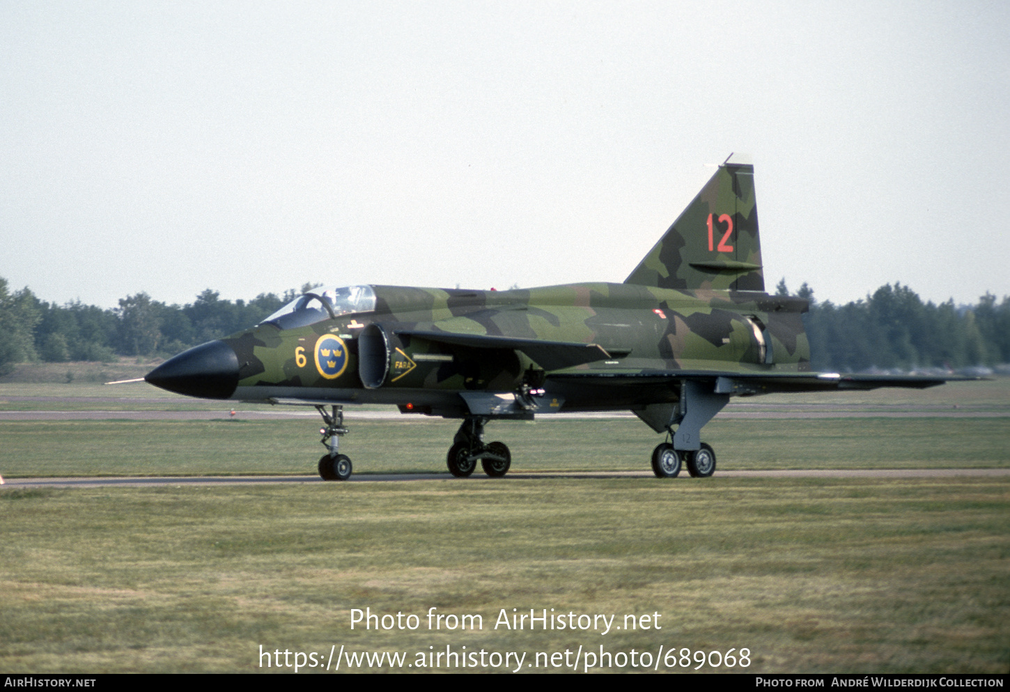 Aircraft Photo of 37012 | Saab AJ37 Viggen | Sweden - Air Force | AirHistory.net #689068