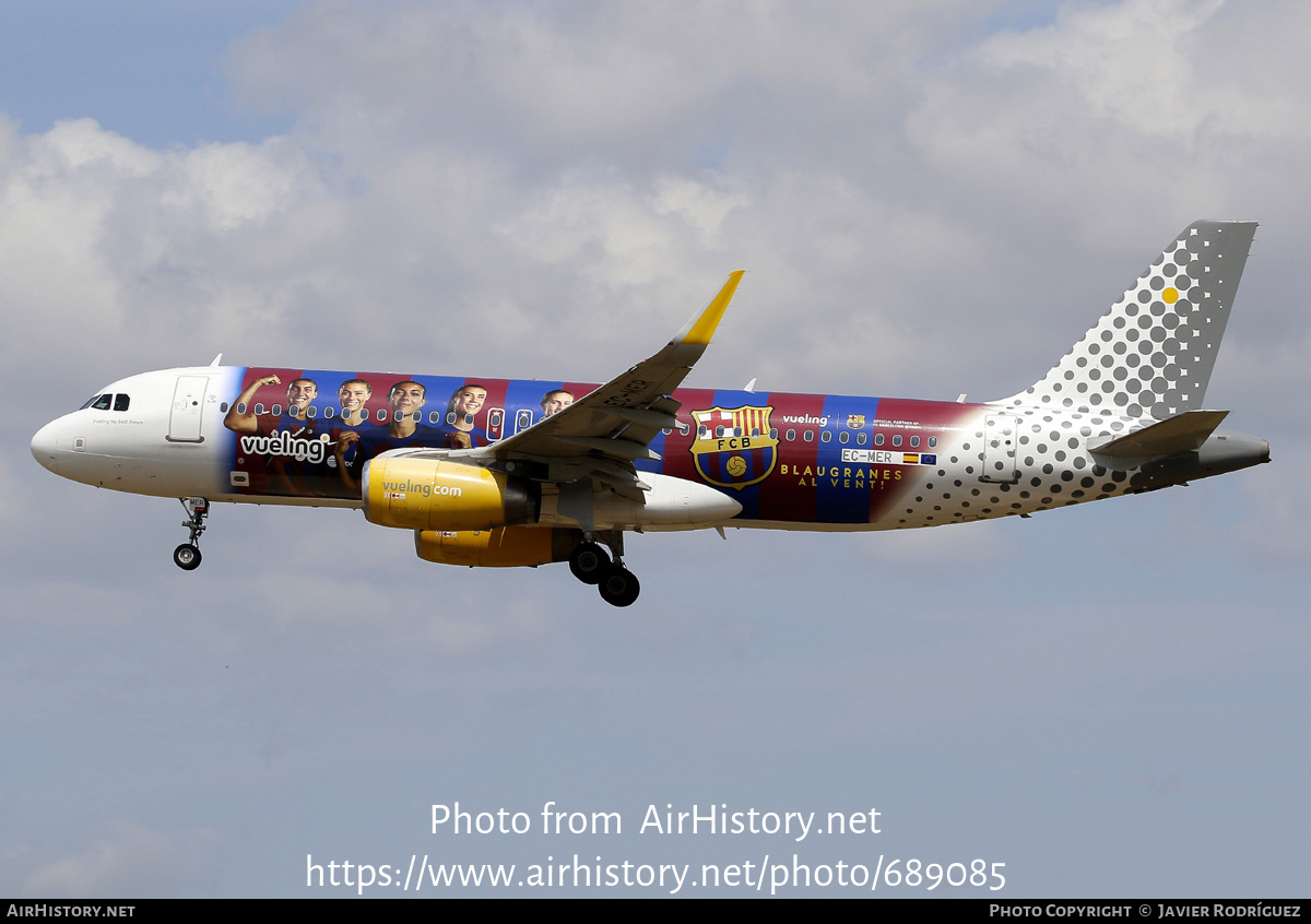 Aircraft Photo of EC-MER | Airbus A320-232 | Vueling Airlines | AirHistory.net #689085