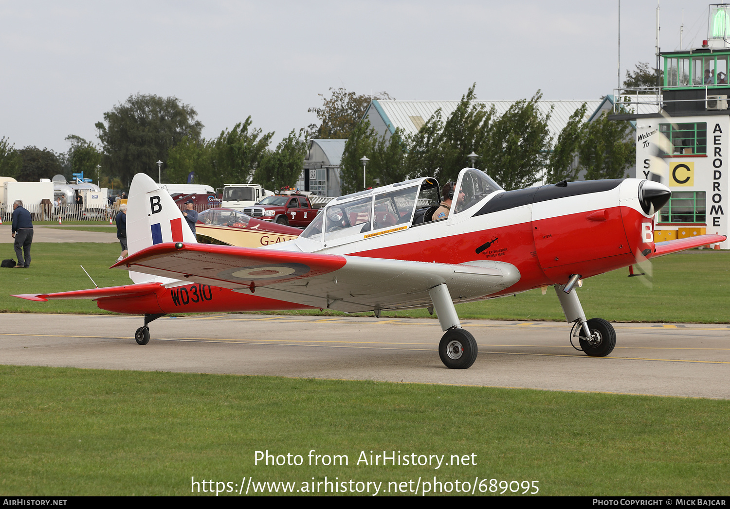 Aircraft Photo of G-BWUN / WD310 | De Havilland DHC-1 Chipmunk Mk22 | UK - Air Force | AirHistory.net #689095