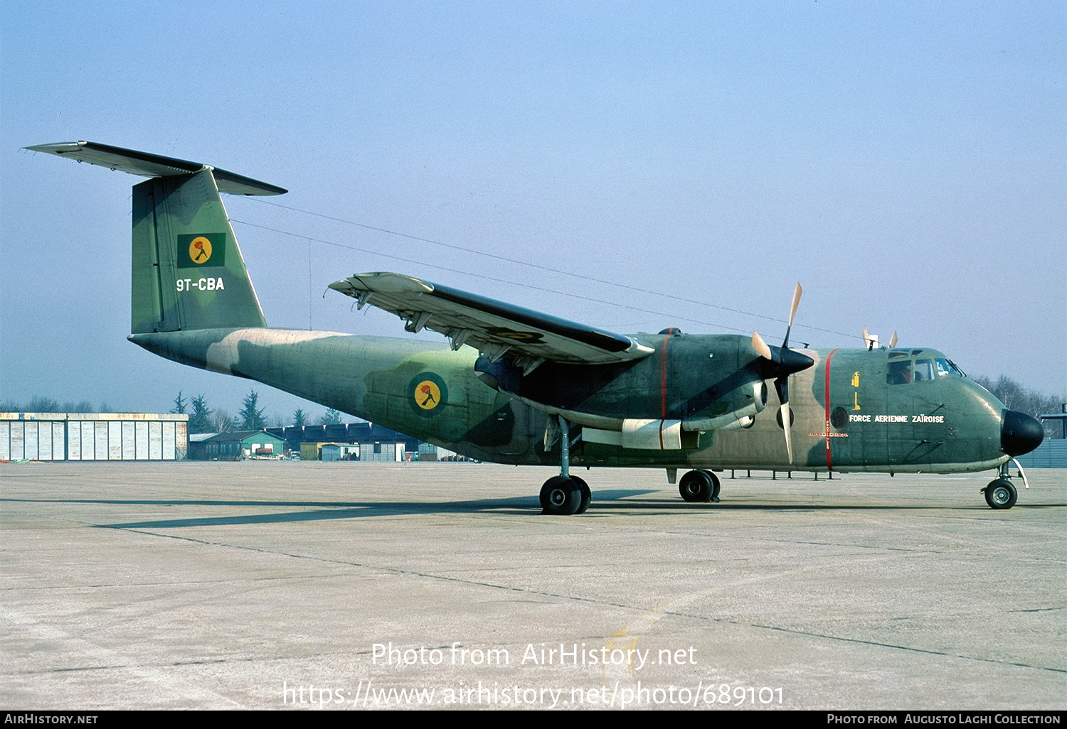 Aircraft Photo of 9T-CBA | De Havilland Canada DHC-5D Buffalo | Zaire - Air Force | AirHistory.net #689101