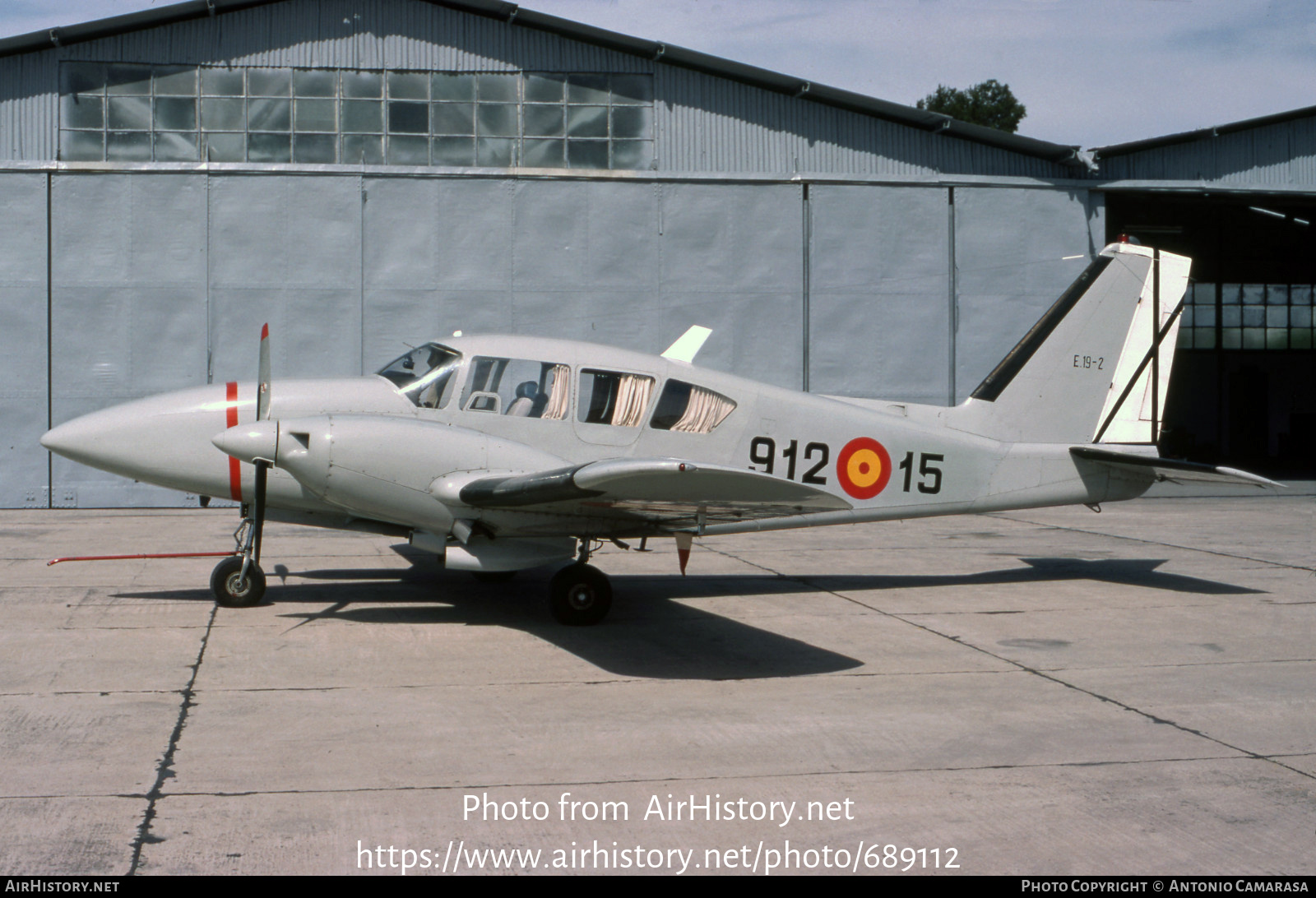 Aircraft Photo of E19-2 | Piper PA-23-250 Aztec E | Spain - Air Force | AirHistory.net #689112