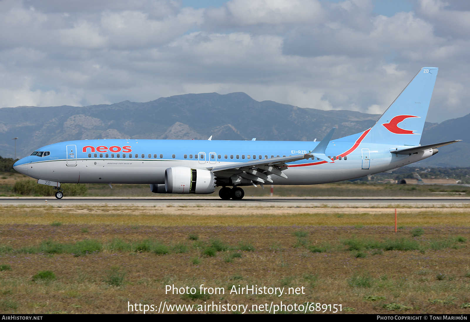 Aircraft Photo of EI-RZD | Boeing 737-8 Max 8 | Neos | AirHistory.net #689151