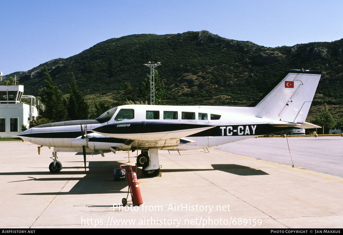 Aircraft Photo of TC-CAY | Cessna 402B Utililiner | AirHistory.net #689159