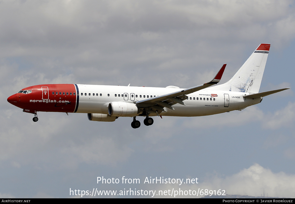 Aircraft Photo of LN-NGM | Boeing 737-8JP | Norwegian | AirHistory.net #689162