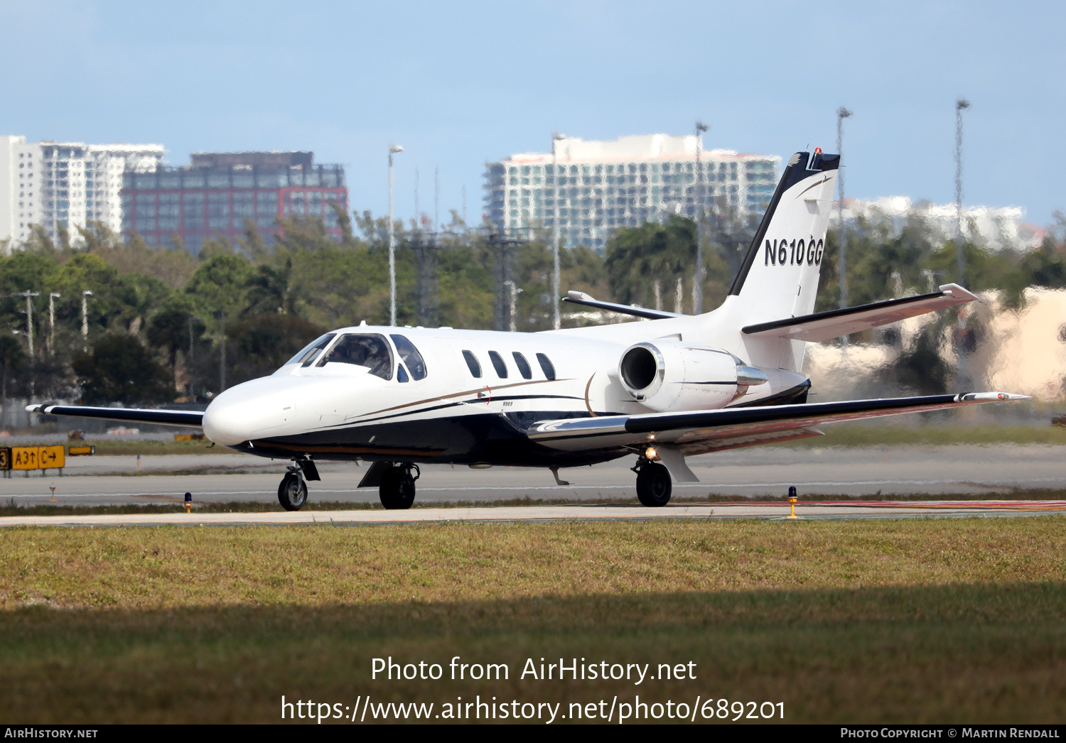 Aircraft Photo of N610GG | Cessna 500 Citation I | AirHistory.net #689201