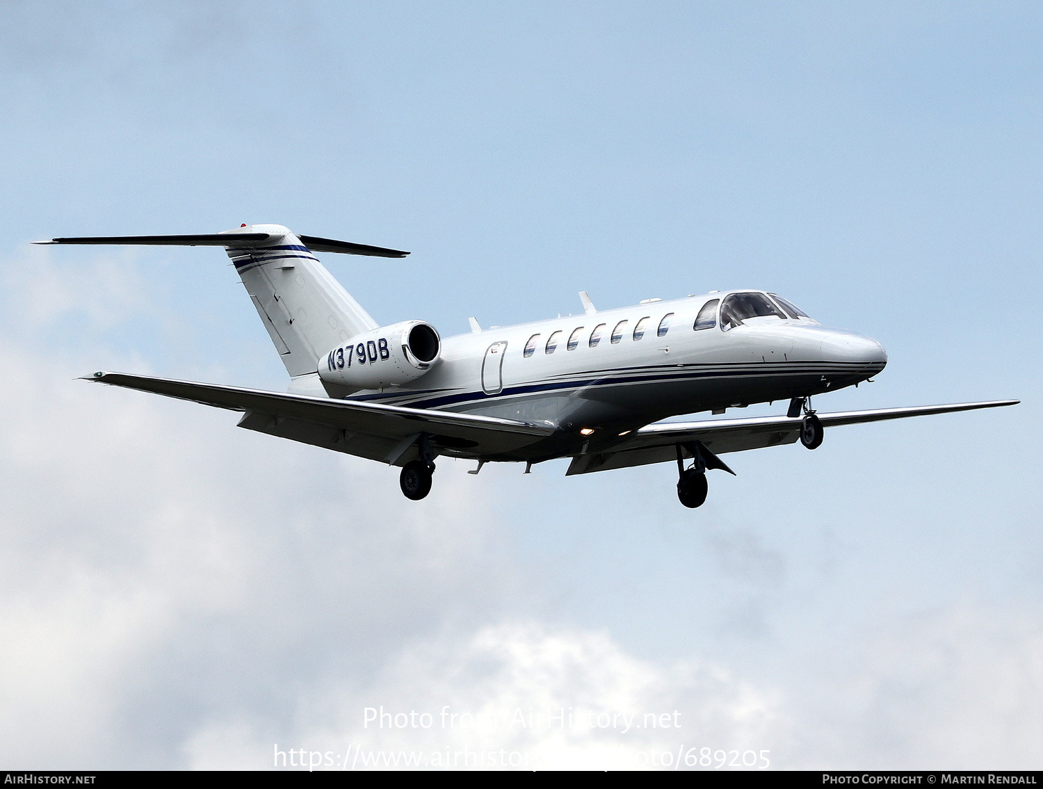 Aircraft Photo of N379DB | Cessna 525B CitationJet CJ3 | AirHistory.net #689205