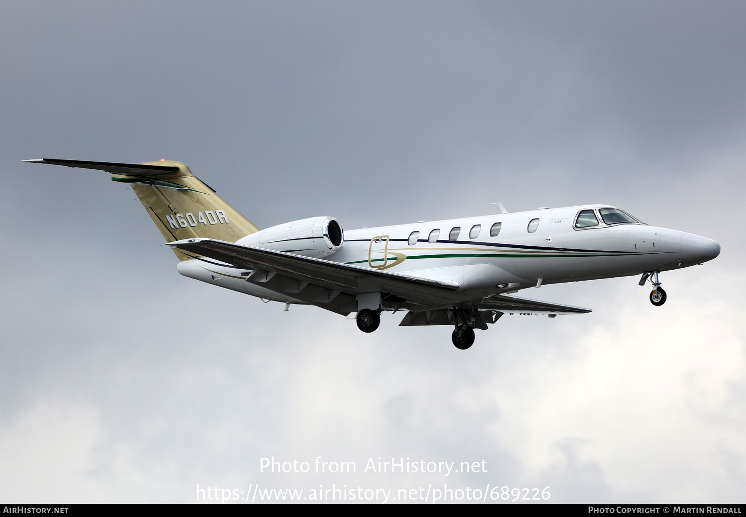 Aircraft Photo of N604DR | Cessna 525C CitationJet CJ4 | AirHistory.net #689226