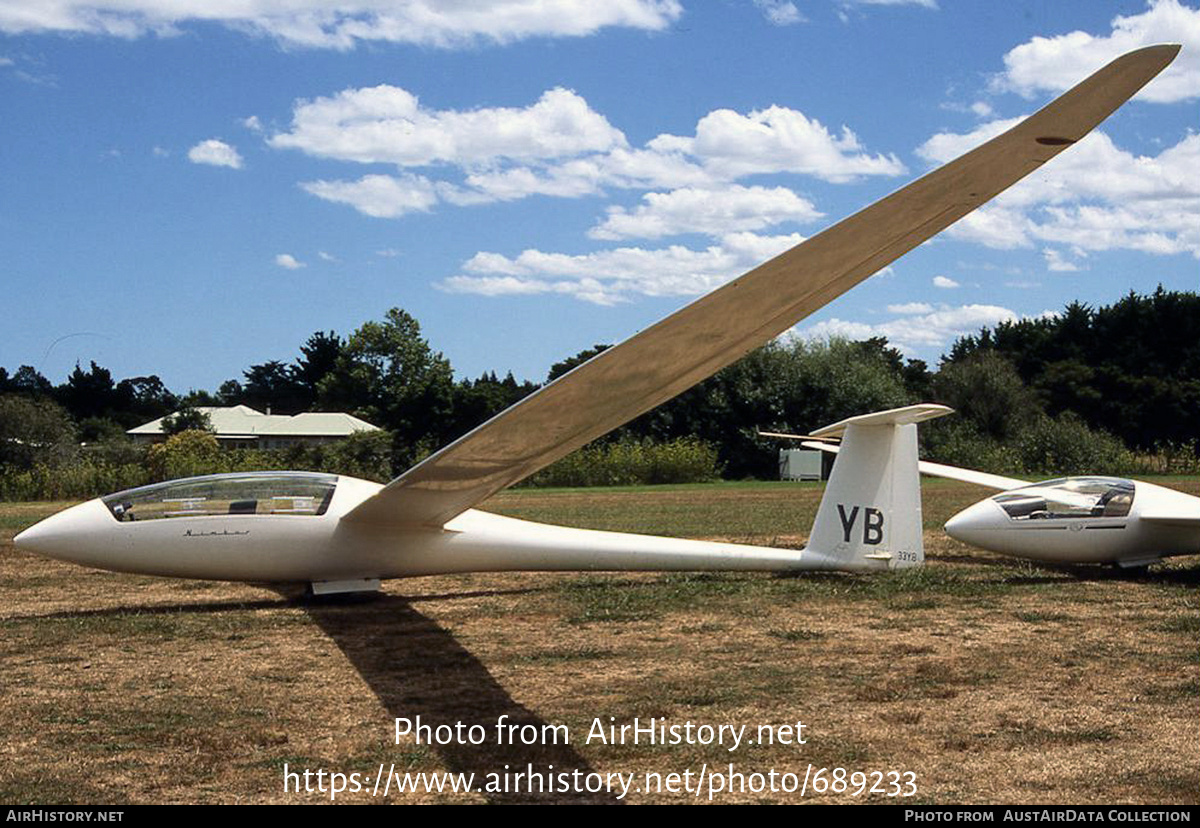 Aircraft Photo of ZK-GYB / YB | Schempp-Hirth Nimbus 3D | AirHistory.net #689233