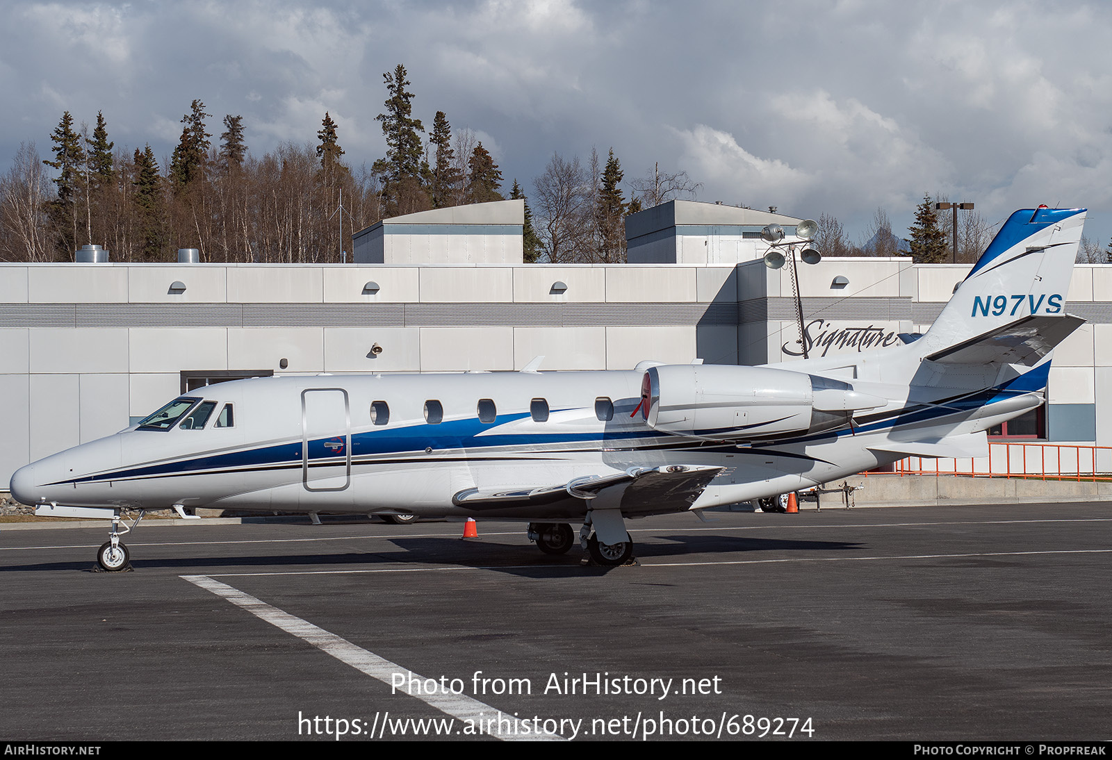 Aircraft Photo of N97VS | Cessna 560XL Citation Excel | AirHistory.net #689274