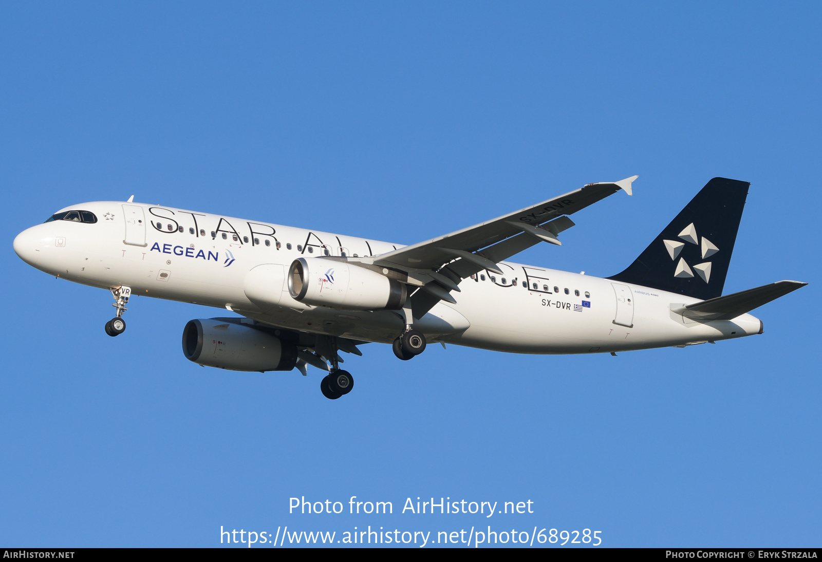 Aircraft Photo of SX-DVR | Airbus A320-232 | Aegean Airlines | AirHistory.net #689285