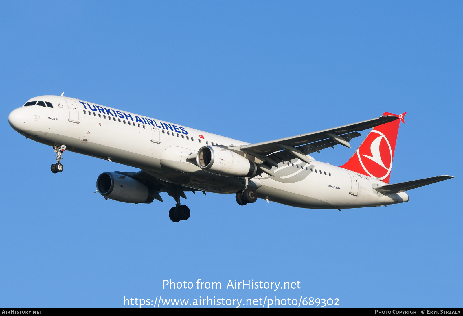 Aircraft Photo of TC-JRZ | Airbus A321-231 | Turkish Airlines | AirHistory.net #689302