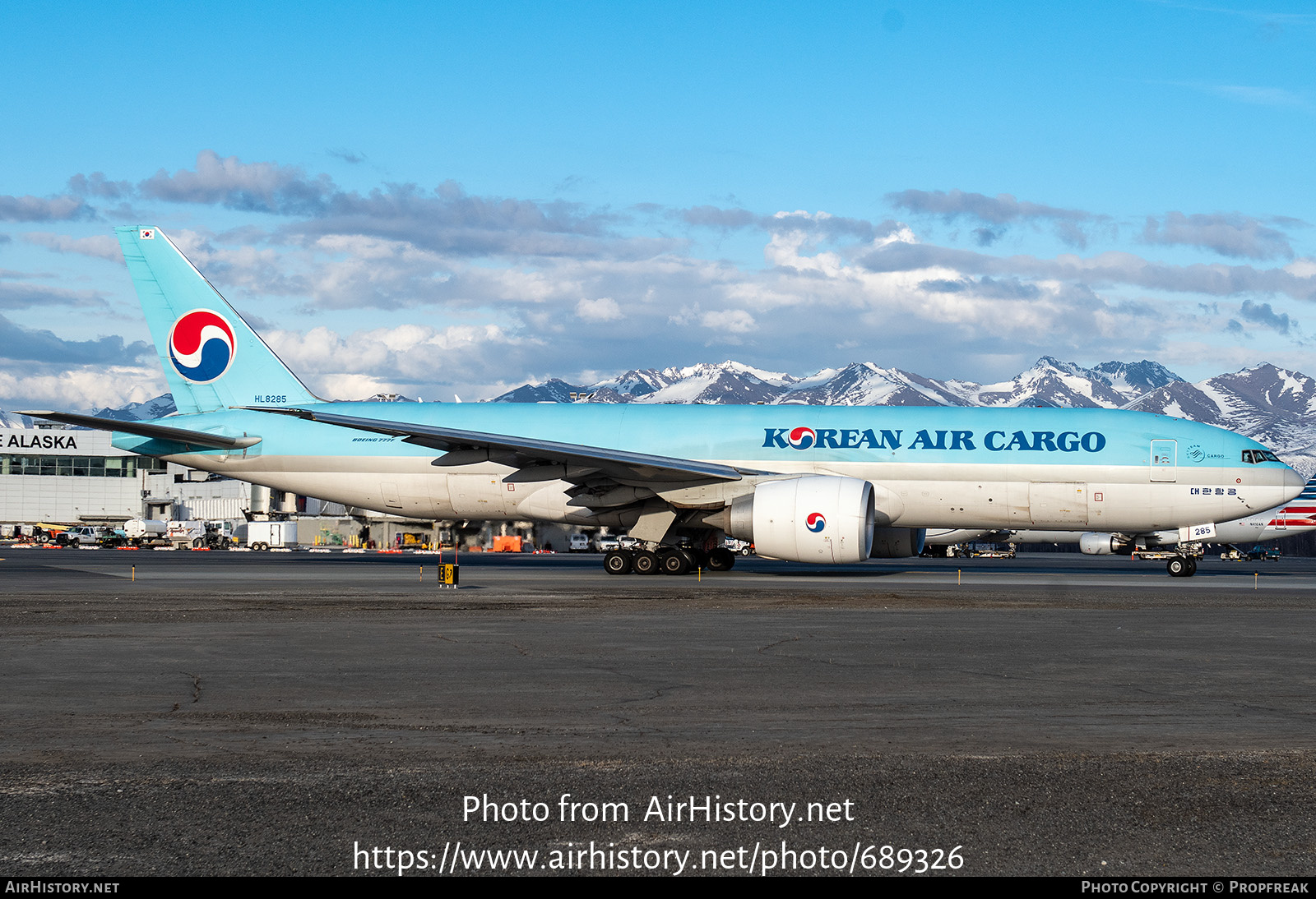 Aircraft Photo of HL8285 | Boeing 777-FB5 | Korean Air Cargo | AirHistory.net #689326