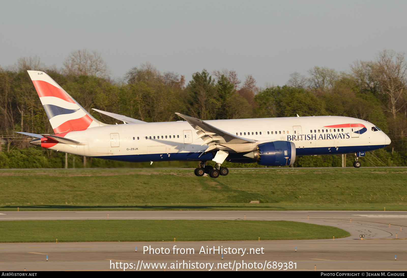 Aircraft Photo of G-ZBJK | Boeing 787-8 Dreamliner | British Airways | AirHistory.net #689381