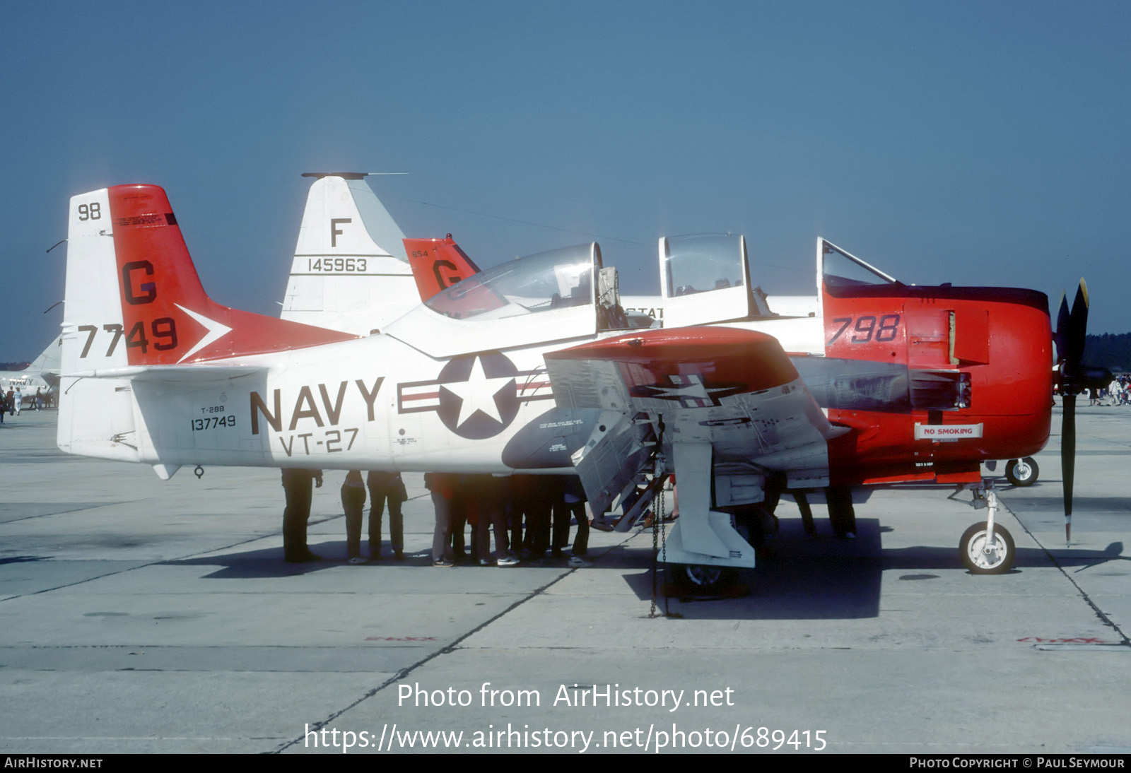 Aircraft Photo of 137749 / 7749 | North American T-28B Trojan | USA - Navy | AirHistory.net #689415