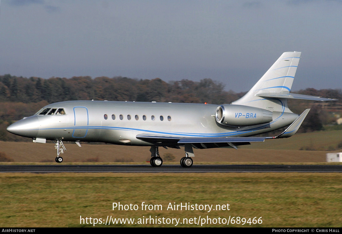 Aircraft Photo of VP-BRA | Dassault Falcon 2000EX EASy | AirHistory.net #689466