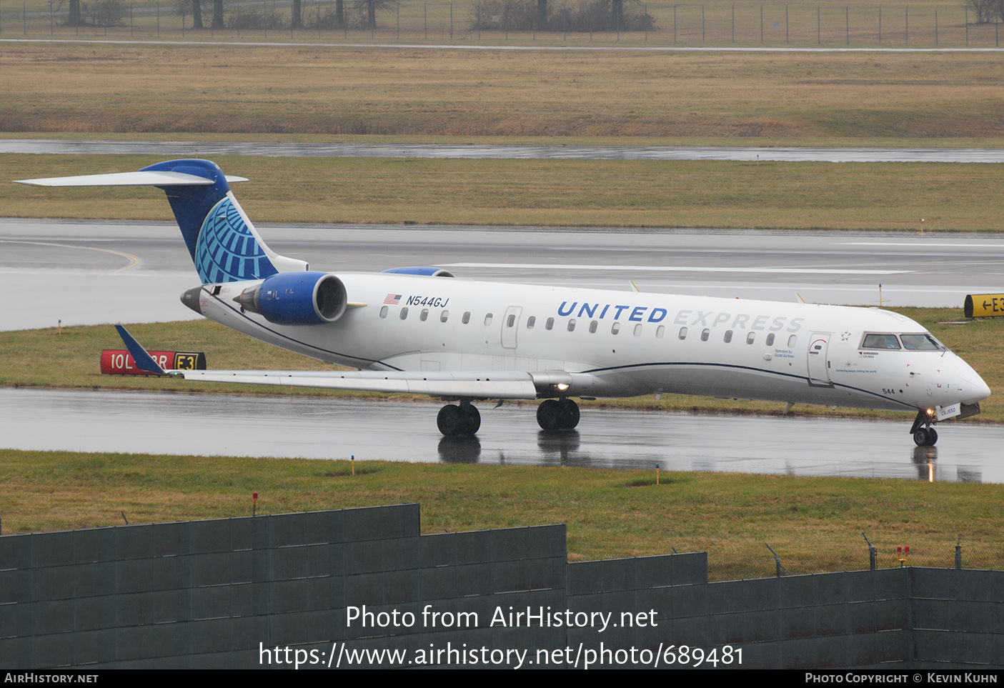 Aircraft Photo of N544GJ | Bombardier CRJ-550 (CL-600-2C11) | United Express | AirHistory.net #689481