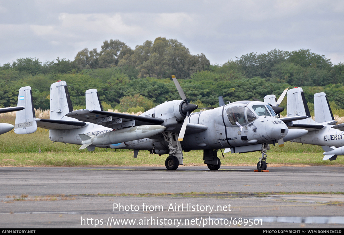 Aircraft Photo of AE-027 | Grumman OV-1D Mohawk | Argentina - Army | AirHistory.net #689501