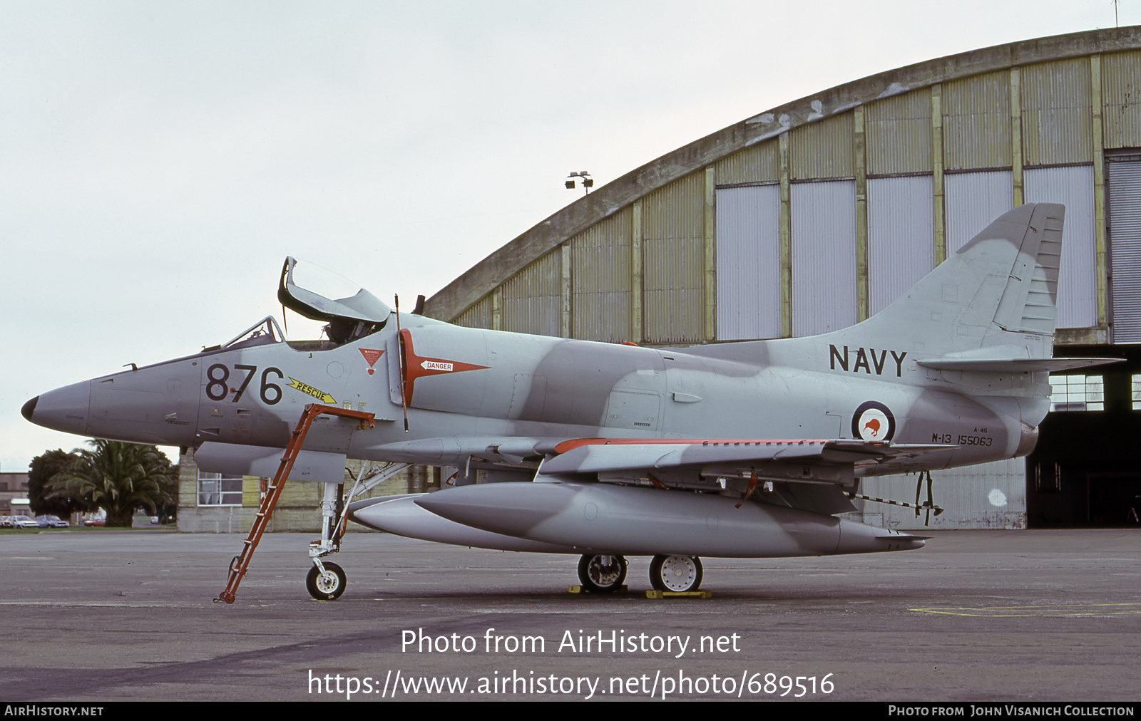 Aircraft Photo of N13-155063 | McDonnell Douglas A-4G Skyhawk | New Zealand - Air Force | AirHistory.net #689516