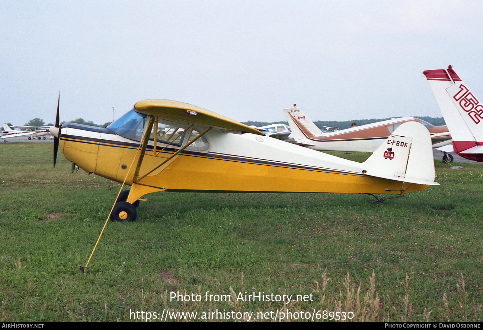 Aircraft Photo of C-FBOK | Piper J-4A Cub Coupe | AirHistory.net #689530