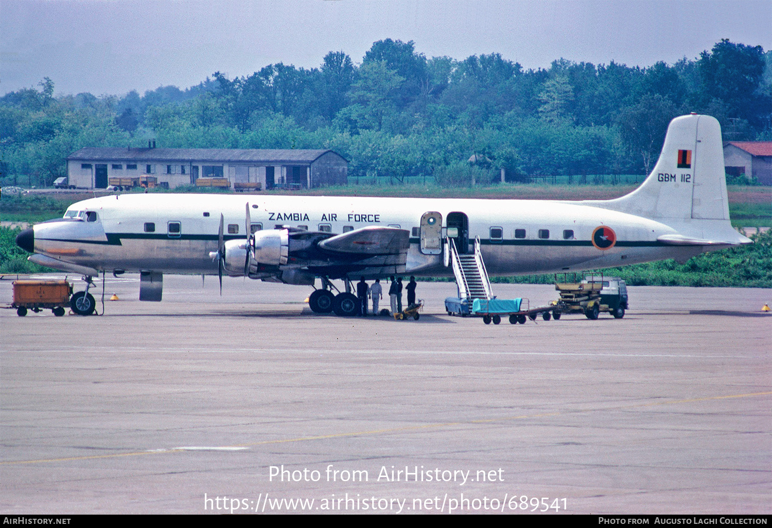 Aircraft Photo of GBM112 | Douglas DC-6B | Zambia - Air Force | AirHistory.net #689541