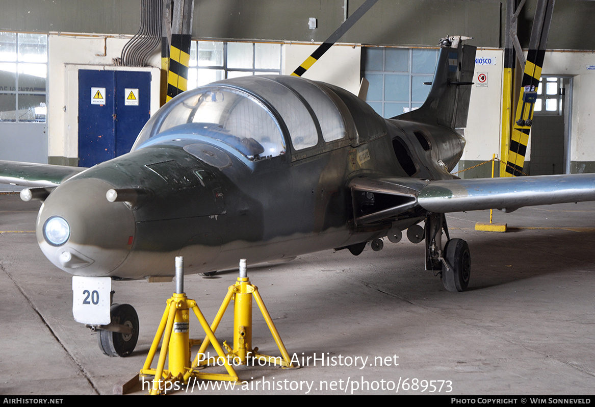 Aircraft Photo of E-220 | FMA MS760A Paris | Argentina - Air Force | AirHistory.net #689573