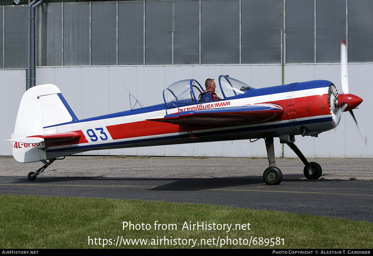 Aircraft Photo of 4L-GFB01 | Yakovlev Yak-55 | AirHistory.net #689581