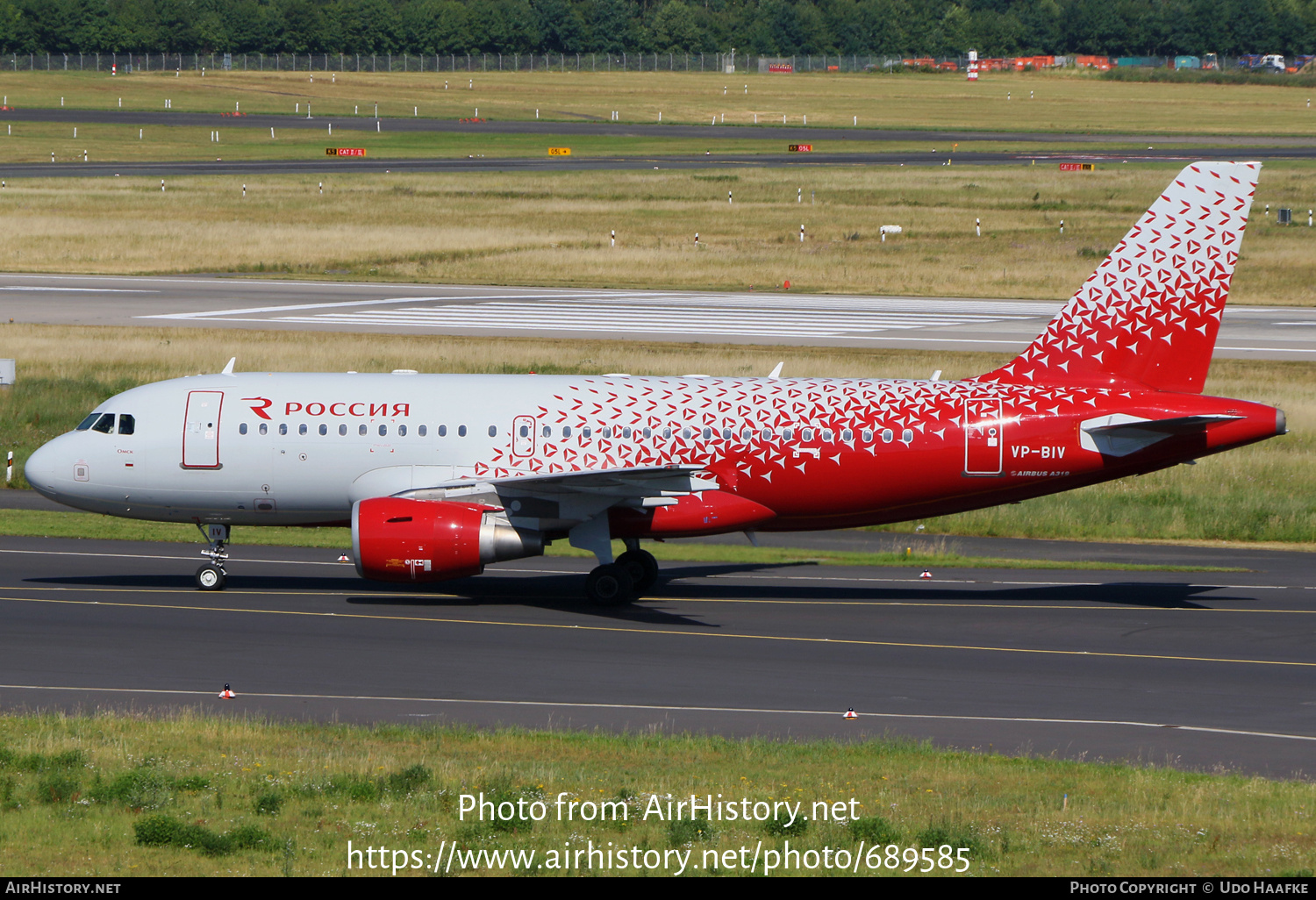 Aircraft Photo of VP-BIV | Airbus A319-115 | Rossiya - Russian Airlines | AirHistory.net #689585