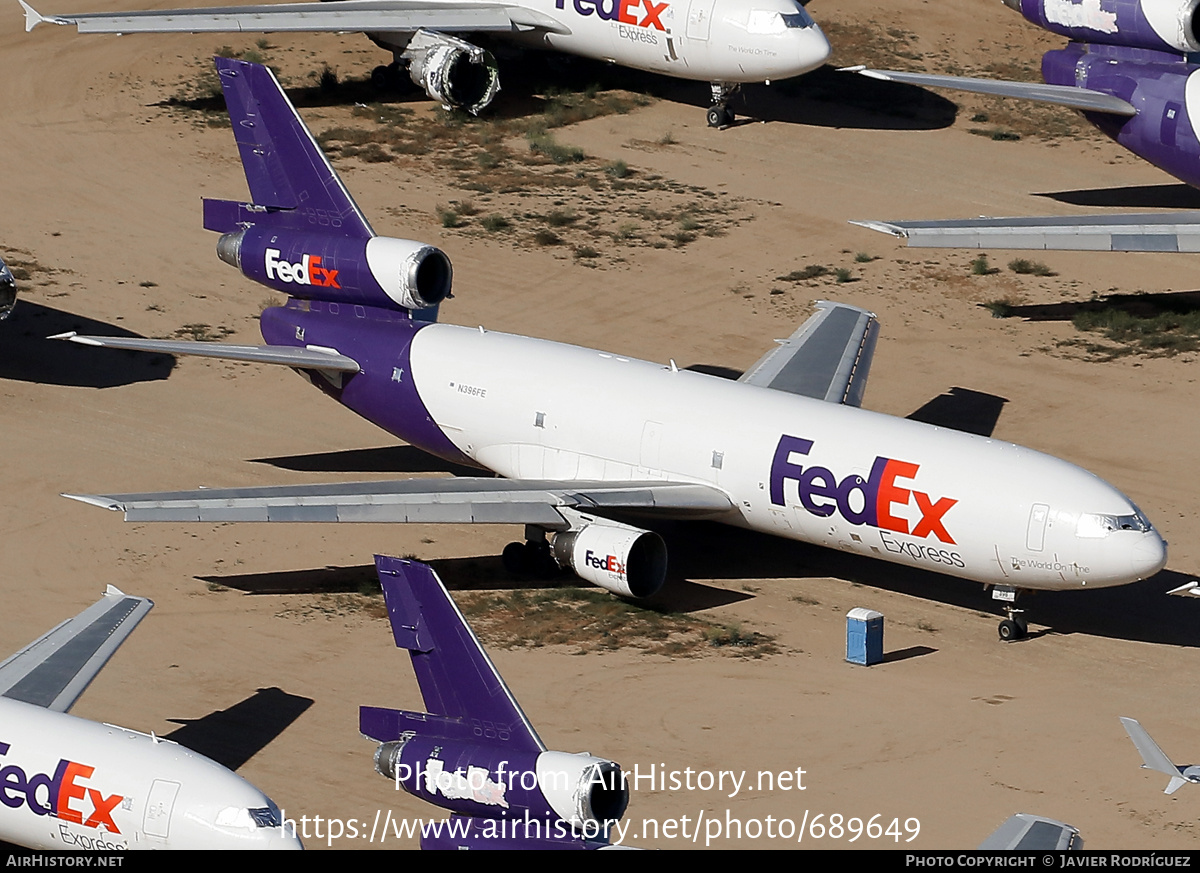 Aircraft Photo of N396FE | Boeing MD-10-10F | FedEx Express - Federal Express | AirHistory.net #689649