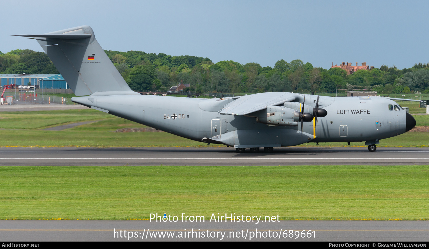 Aircraft Photo of 5405 | Airbus A400M Atlas | Germany - Air Force | AirHistory.net #689661