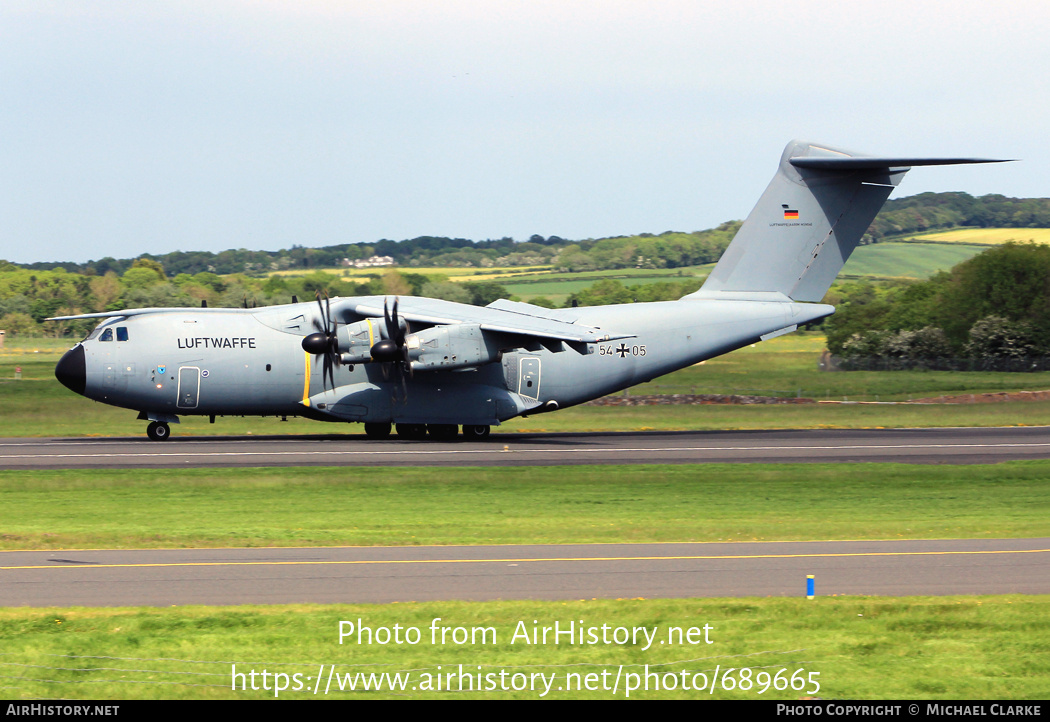 Aircraft Photo of 5405 | Airbus A400M Atlas | Germany - Air Force | AirHistory.net #689665