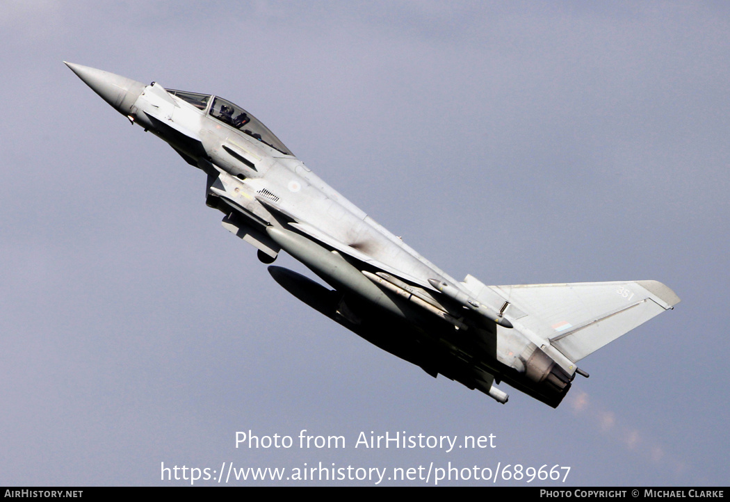 Aircraft Photo of ZK351 / 351 | Eurofighter EF-2000 Typhoon FGR4 | UK ...