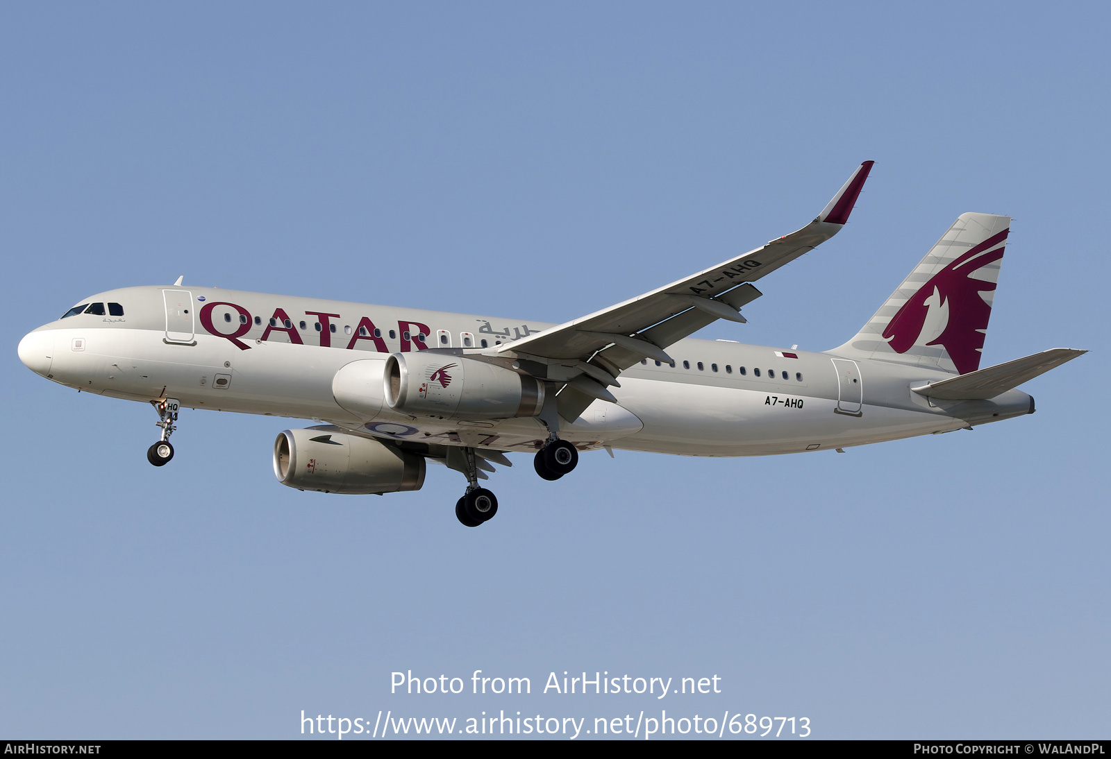 Aircraft Photo of A7-AHQ | Airbus A320-232 | Qatar Airways | AirHistory.net #689713