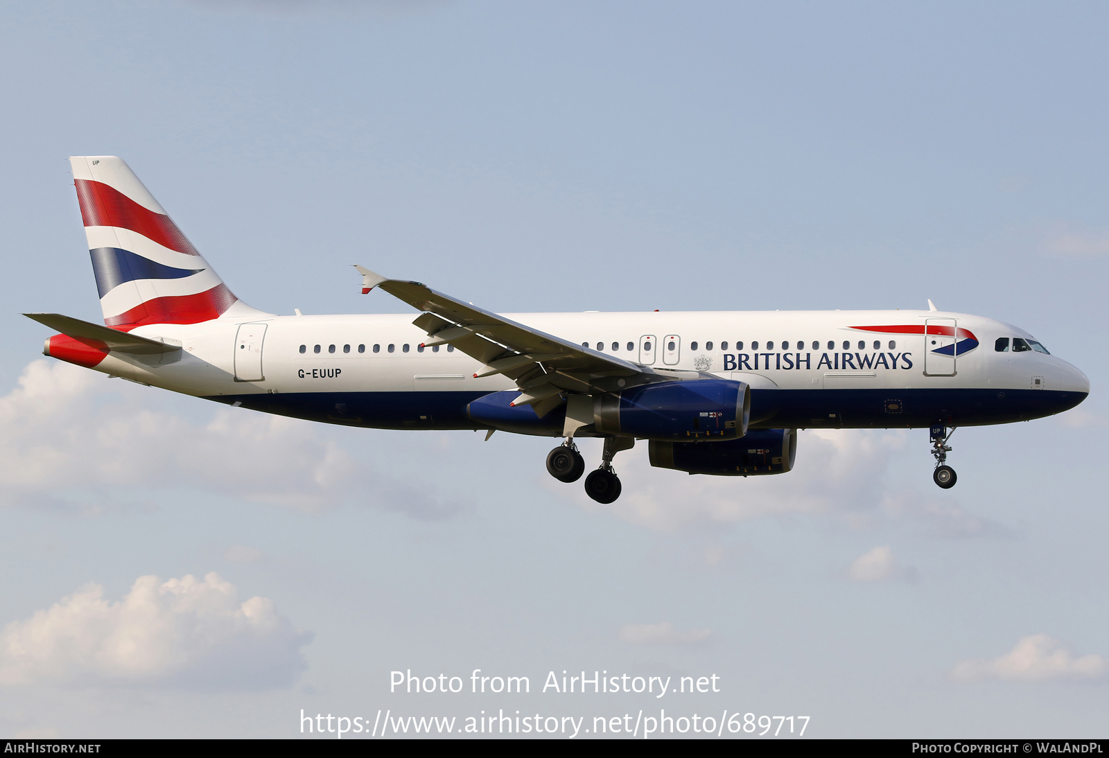 Aircraft Photo of G-EUUP | Airbus A320-232 | British Airways | AirHistory.net #689717