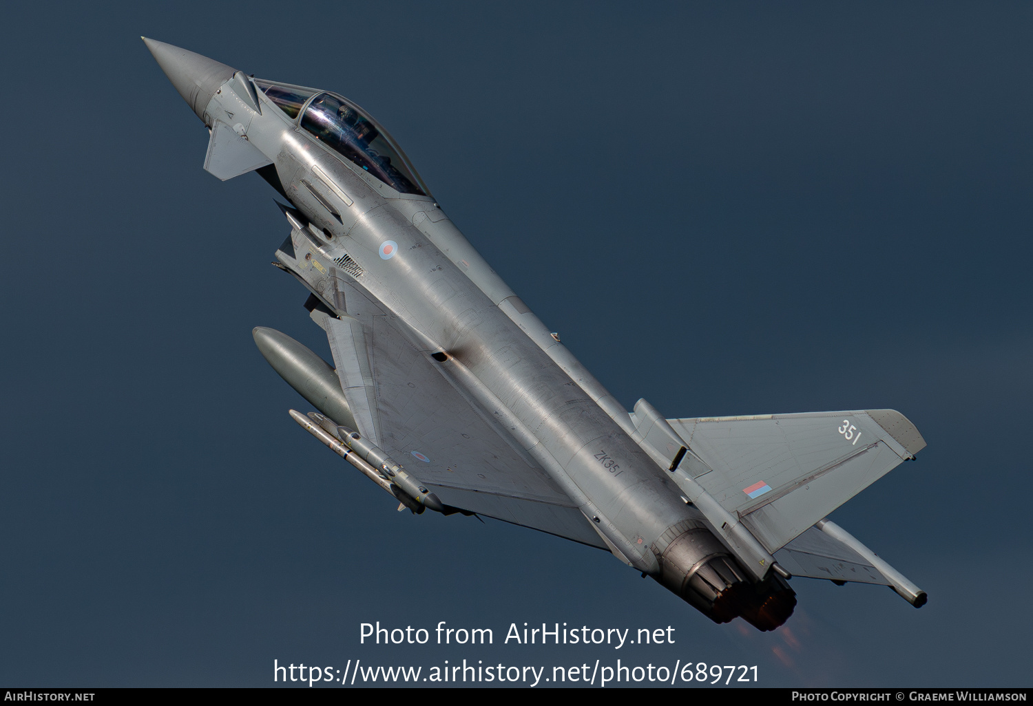 Aircraft Photo of ZK351 / 351 | Eurofighter EF-2000 Typhoon FGR4 | UK ...