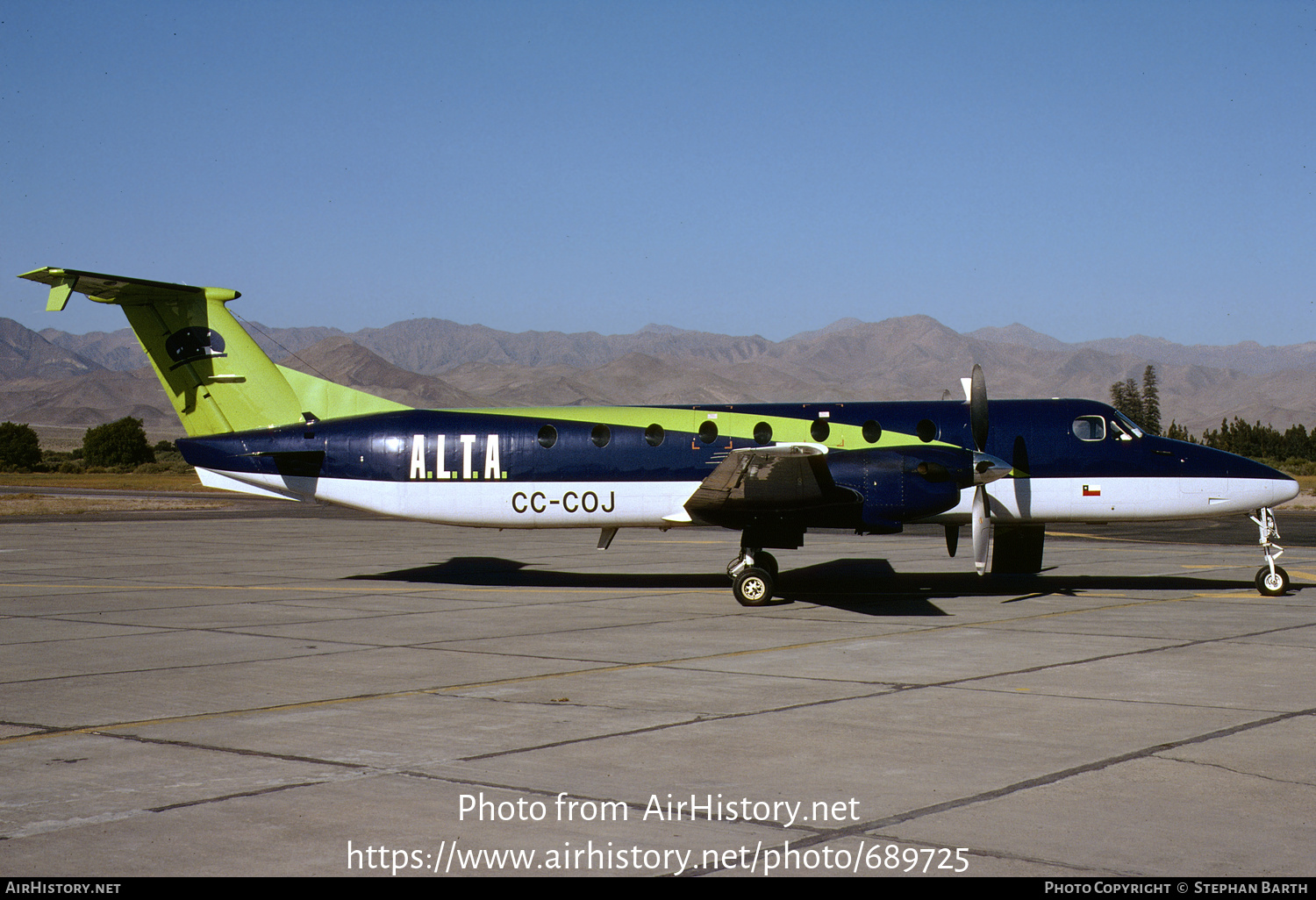 Aircraft Photo of CC-COJ | Beech 1900C-1 | ALTA - Asociados Latinoamericanos de Transporte Aéreo | AirHistory.net #689725