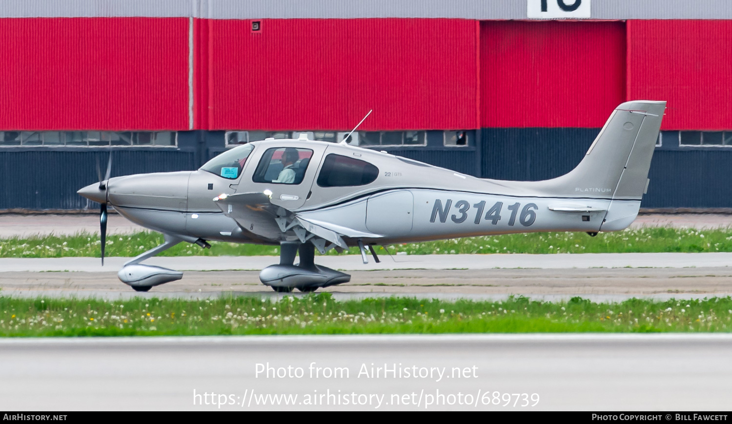 Aircraft Photo of N31416 | Cirrus SR-22 G6-GTS Platinum | AirHistory.net #689739