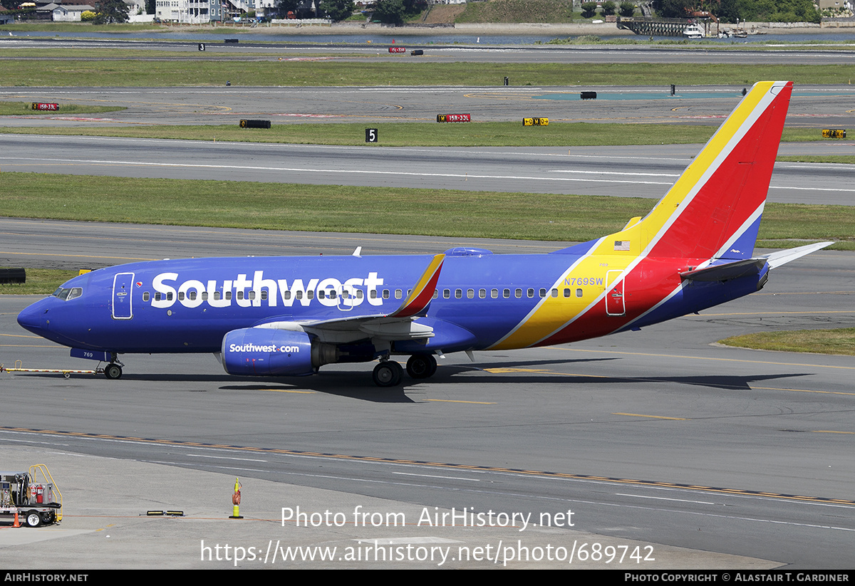 Aircraft Photo of N769SW | Boeing 737-7H4 | Southwest Airlines | AirHistory.net #689742