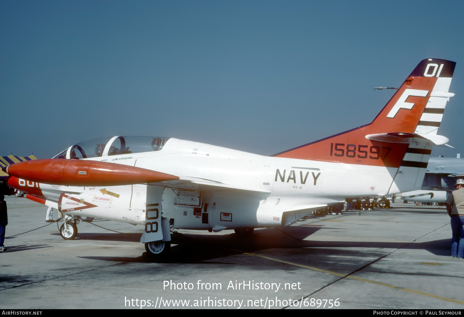 Aircraft Photo of 158597 | North American Rockwell T-2C Buckeye | USA - Navy | AirHistory.net #689756
