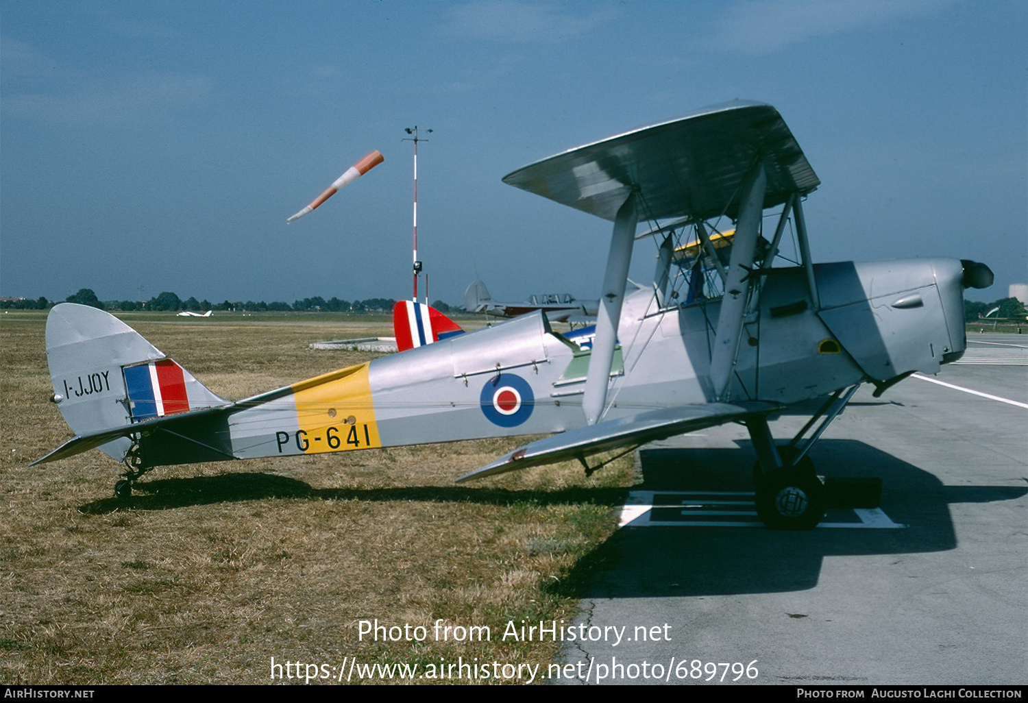 Aircraft Photo of I-JJOY / PG-641 | De Havilland D.H. 82A Tiger Moth | UK - Air Force | AirHistory.net #689796