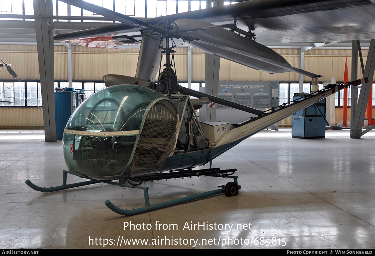 Aircraft Photo of LV-HEN | Hiller UH-12E | AirHistory.net #689815
