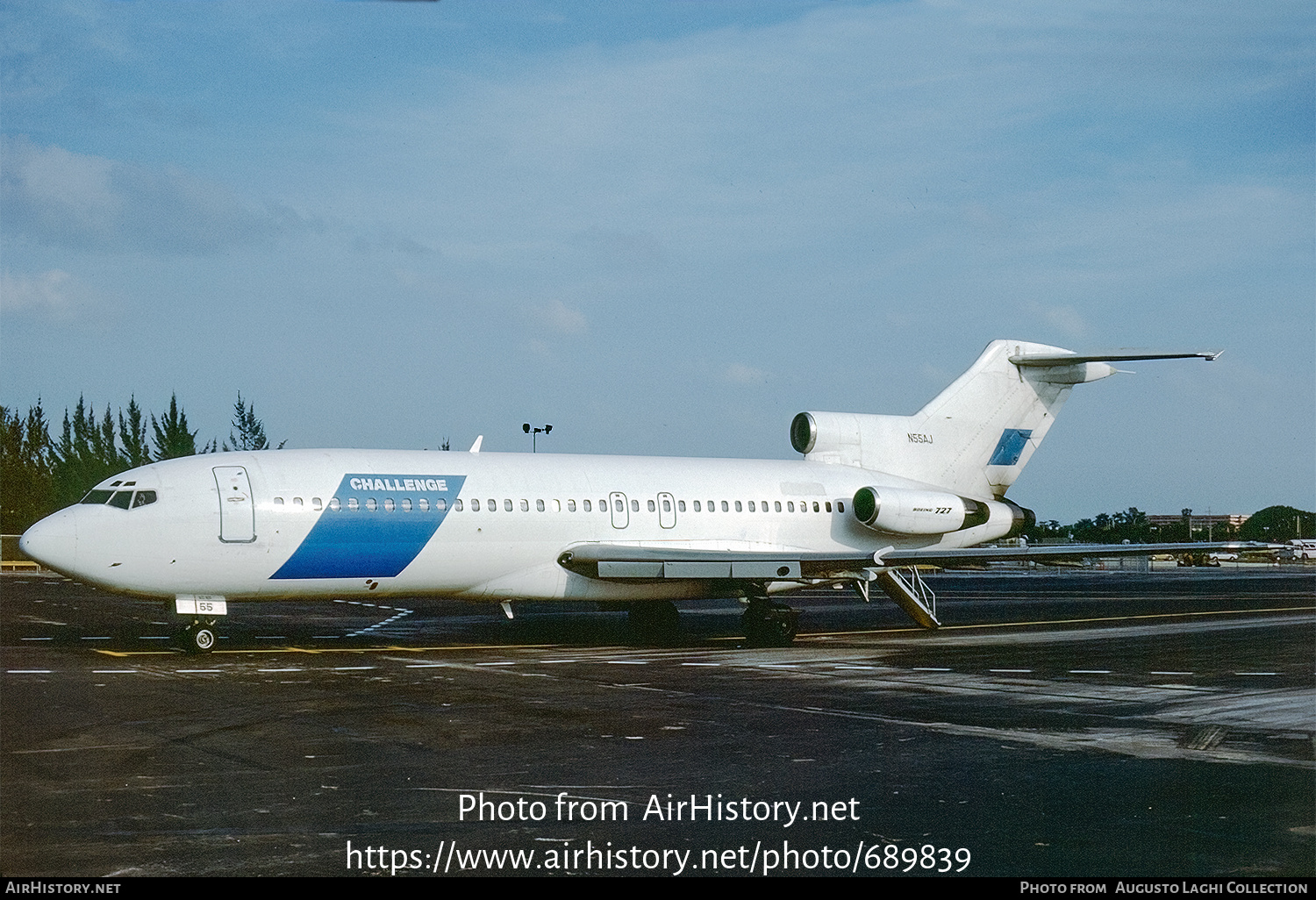 Aircraft Photo of N55AJ | Boeing 727-81 | Challenge Air International | AirHistory.net #689839