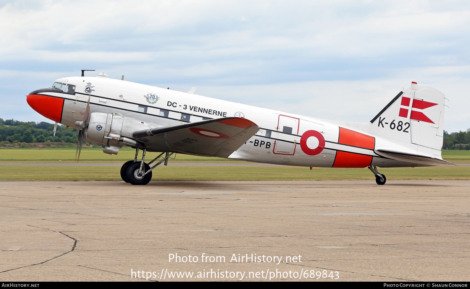 Aircraft Photo of OY-BPB / K-682 | Douglas C-47A Skytrain | Foreningen for Flyvende Museumsfly / DC-3 Vennerne | AirHistory.net #689843