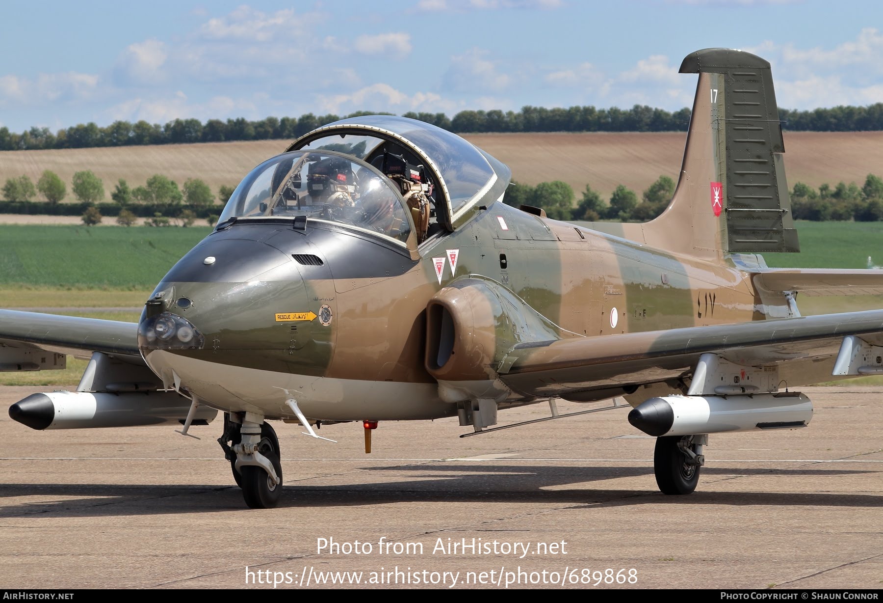 Aircraft Photo of G-RSAF / 417 | BAC 167 Strikemaster Mk80A | Oman - Air Force | AirHistory.net #689868