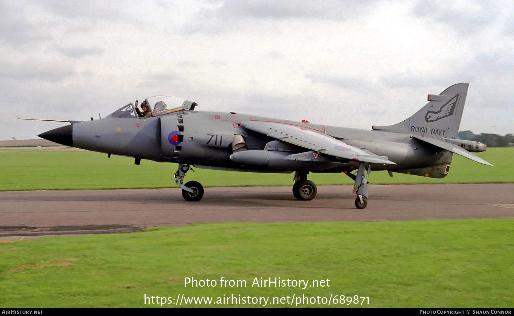 Aircraft Photo of ZD610 | British Aerospace Sea Harrier FRS1 | UK - Navy | AirHistory.net #689871