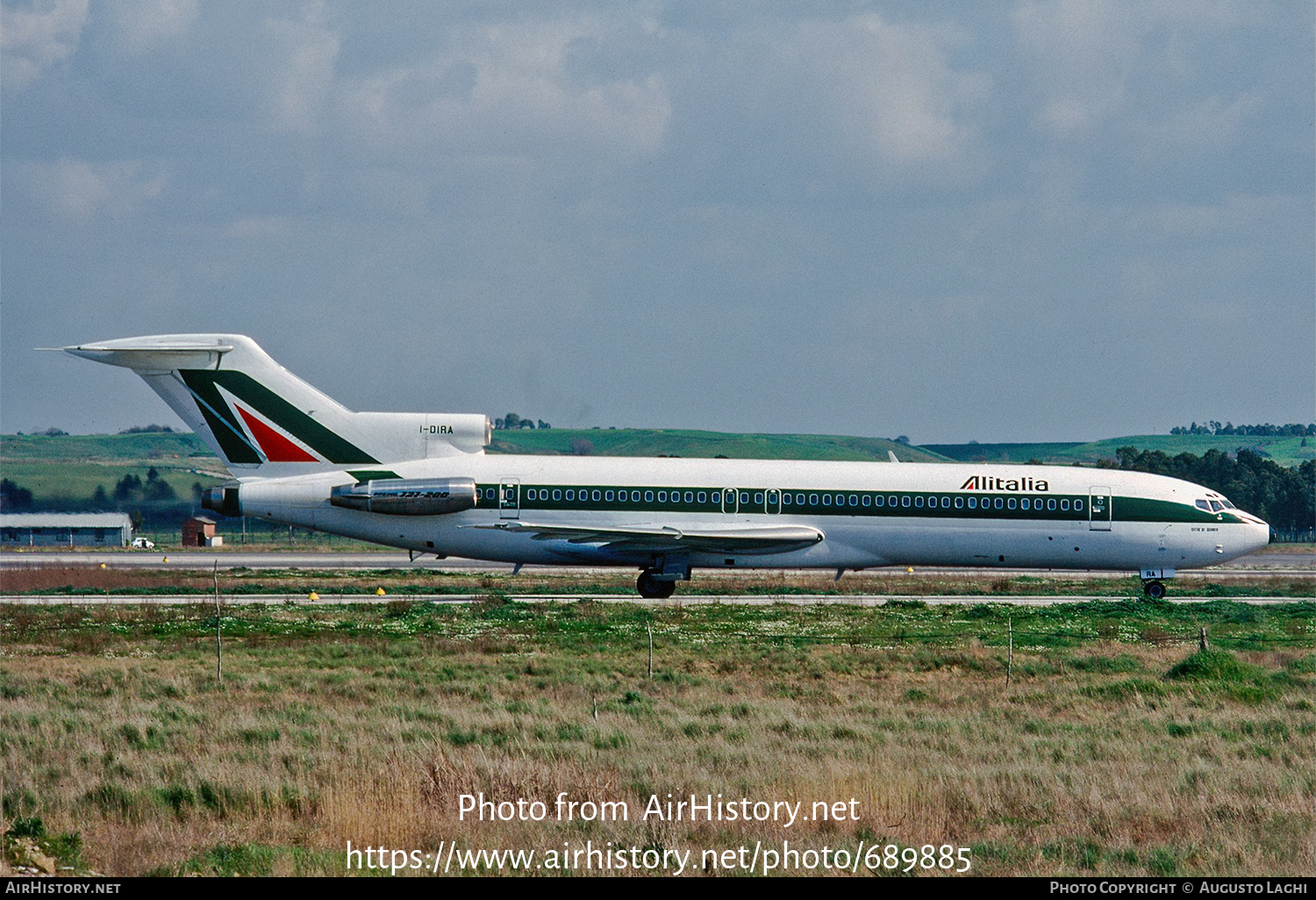 Aircraft Photo of I-DIRA | Boeing 727-243/Adv | Alitalia | AirHistory.net #689885