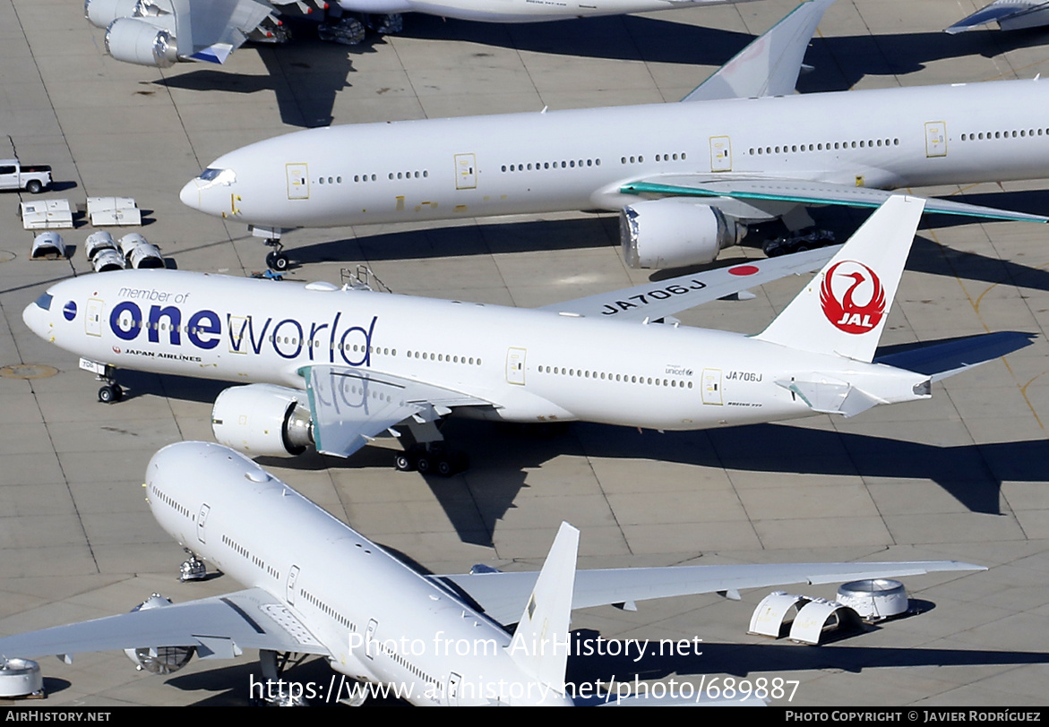 Aircraft Photo of JA706J | Boeing 777-246/ER | Japan Airlines - JAL | AirHistory.net #689887