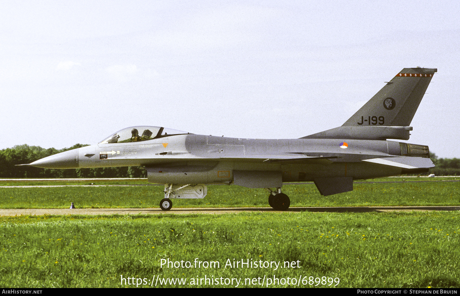 Aircraft Photo of J-199 | General Dynamics F-16A Fighting Falcon | Netherlands - Air Force | AirHistory.net #689899