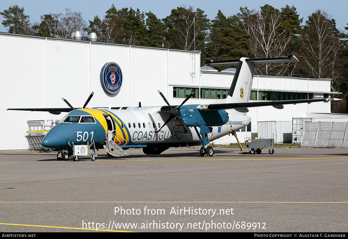 Aircraft Photo of SE-MAA | Bombardier DHC-8-315Q Dash 8 | Kustbevakning - Swedish Coastguard | AirHistory.net #689912