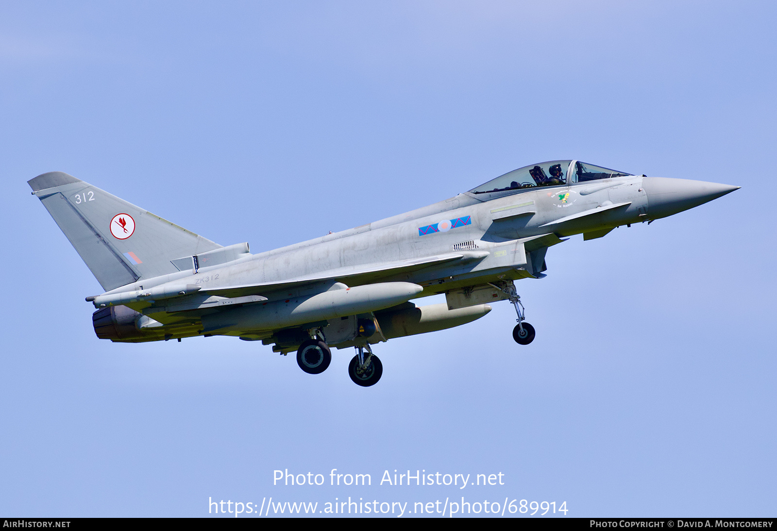 Aircraft Photo of ZK312 | Eurofighter EF-2000 Typhoon FGR4 | UK - Air Force | AirHistory.net #689914