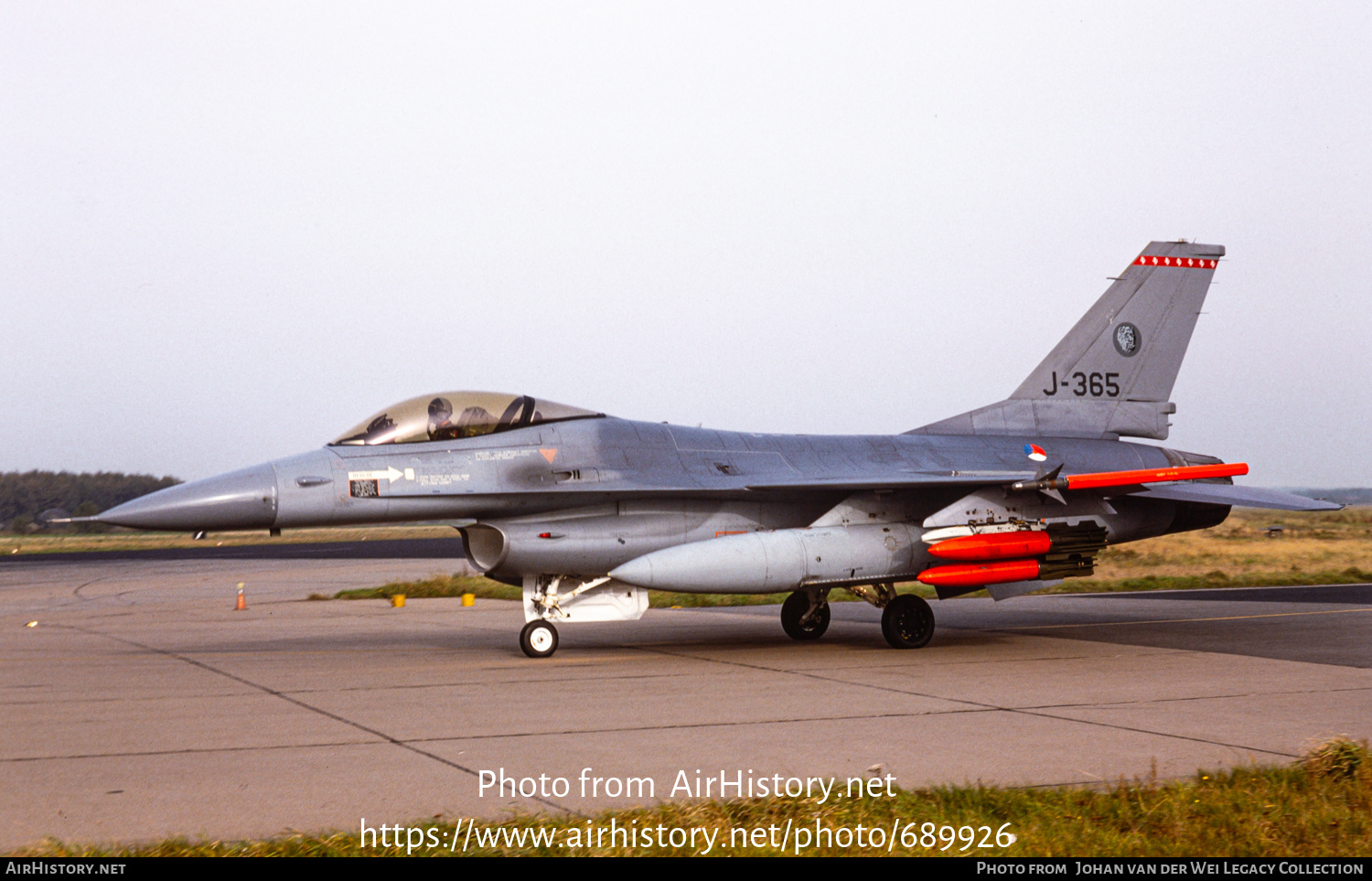 Aircraft Photo of J-365 | General Dynamics F-16A Fighting Falcon | Netherlands - Air Force | AirHistory.net #689926